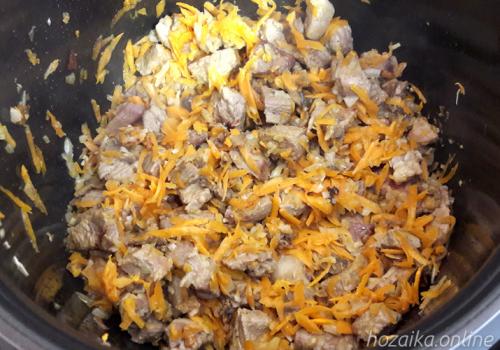 Гречка по-купечески с говядиной и грибами. Гречка по-купечески в мультиварке