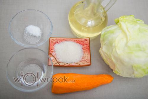 Салат из капусты с уксусом и маслом быстрого приготовления. Салат из свежей капусты с уксусом как в столовой