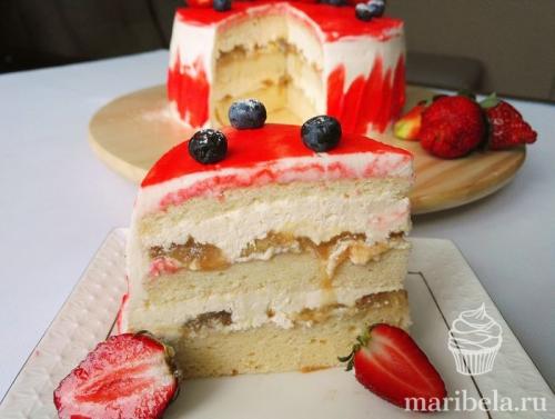 Крем-пломбир для выравнивания тортов. Крем пломбир (заварной сметанный)