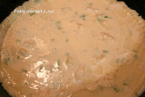 Творожное тесто для пиццы на сковороде. Вкусная "Пицца с творожной основой" на сковороде!