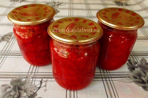 Заправка для борща на зиму без уксуса.