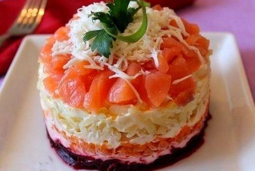 Салат радуга слоями. Салат «Радуга»: классические и необычные рецепты с фото