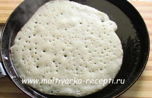 Заварные блины на кефире без яиц. Блинчики на кефире без яиц заварные