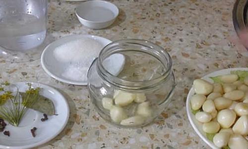 Маринованный чеснок на зиму рецепт. Маринованный чеснок на зиму без стерилизации