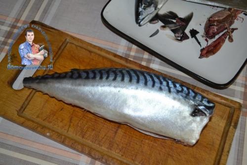 Скумбрия сухого посола в пакете. Рецепт с фото, всегда получается малосольная и вкусная