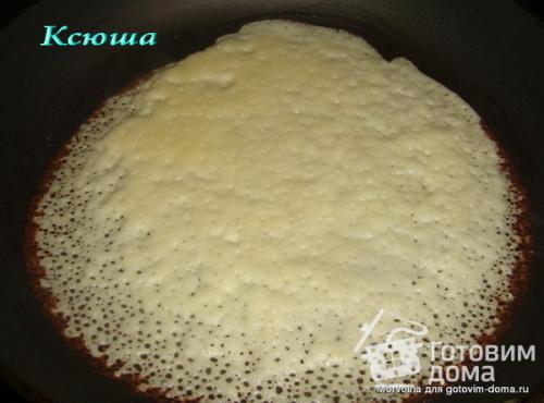 Рецепт заварных блинов на кефире. Заварные блины на кефире