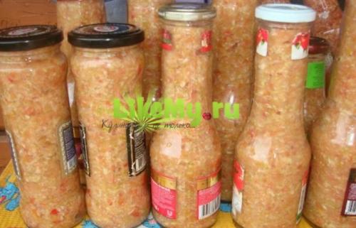 Хреновая закуска из помидор с хреном и чесноком на зиму