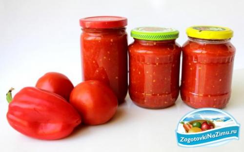 Заправка для борща на зиму из помидор и перца. Заправка для борща из помидор и болгарского перца. Рецепт с пошаговыми фото