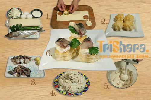 Как накрыть фуршетный стол на работе. Холодные рыбные закуски