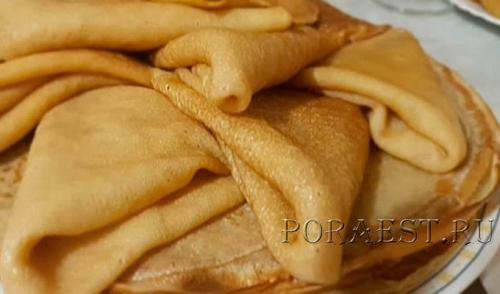 Блины на 1 литр молока рецепт тонкие с дырочками. Тонкие блины на молоке — классический рецепт на 1 литр молока