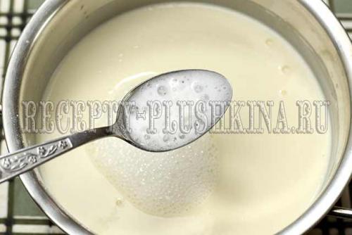 Заварные блины на кефире и молоке