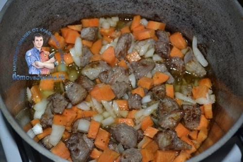 Гречка по-купечески с говядиной на сковороде. Гречка с мясом и овощами — рецепт с пошаговыми фото. Вкусно, просто, очень нравится детям