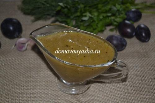 Соус из желтых слив на зиму к мясу очень вкусный. Рецепты соусов из слив