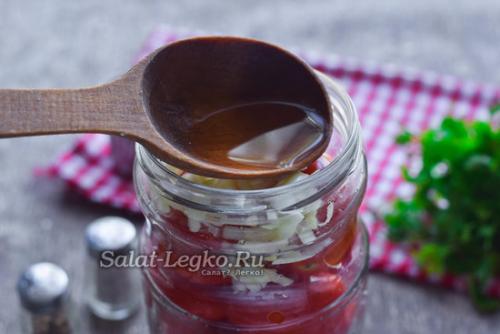 Помидоры под снегом закуска. 