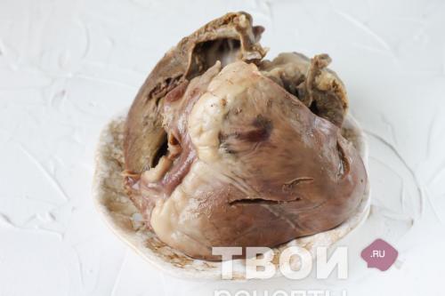 Салат из сердца с морковью. Рецепт 4: домашний салат с сердцем
