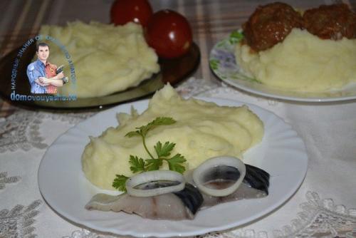 Вкусное пюре из картофеля рецепт с молоком и маслом