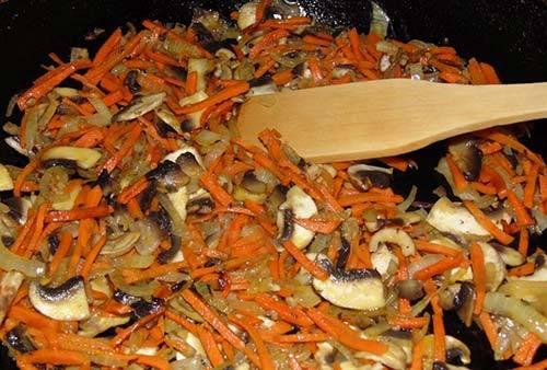 Рецепт салата с копченой куриной грудкой и грибами