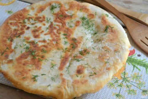 Хачапури на кефире в духовке. Хачапури на кефире с сыром