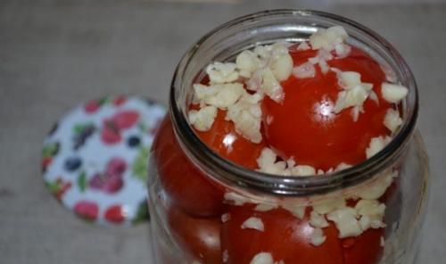 Помидоры на зиму под снегом с чесноком на зиму. Помидоры «под снегом» с чесноком без уксуса на зиму