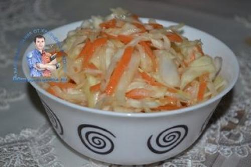 Как приготовить салат из свежей капусты, как в столовой. Салат из капусты как в столовой. Секреты приготовления