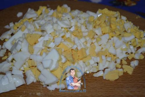 Крабовый салат с кукурузой и огурцом без риса — рецепт