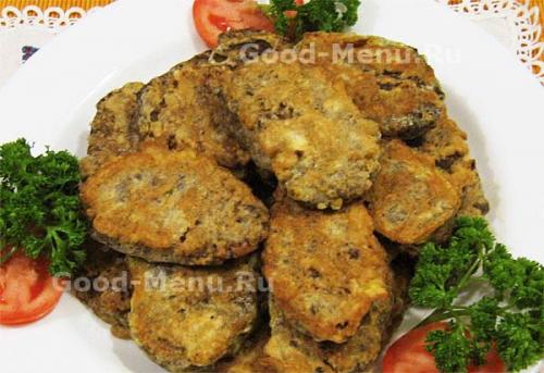 Котлеты из печени с майонезом. Печеночные котлеты