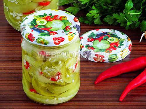 Салат кобра из красных помидор на зиму.