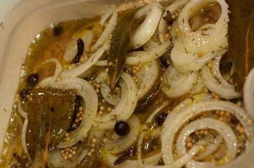 Малосольная скумбрия быстрого приготовления. Пряная рыба с горчицей