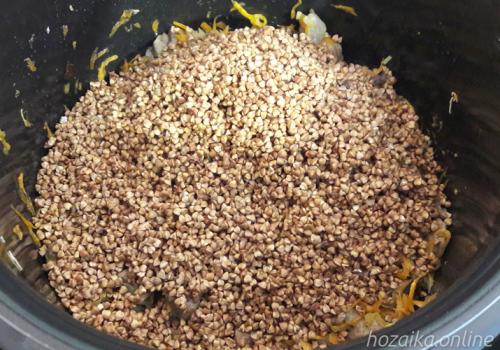 Гречка по-купечески с говядиной и грибами. Гречка по-купечески в мультиварке