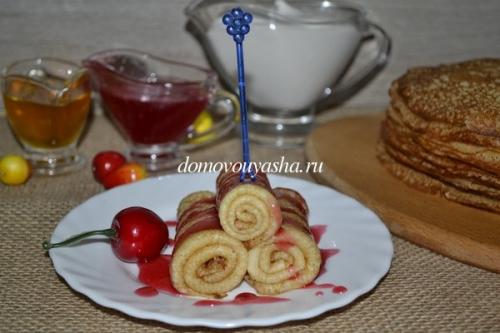 Пышные блины на кефире с кипятком. Блины на кефире с кипятком — ажурные