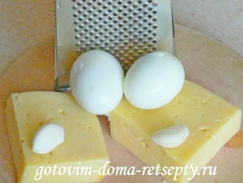 Салат сырный с чесноком и яйцом рецепт. Навигация по записям
