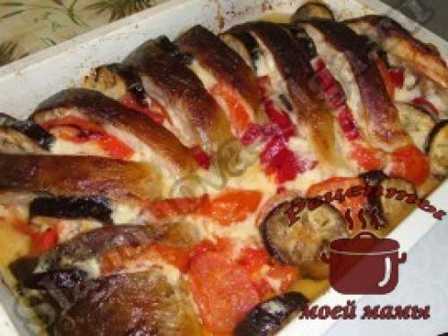 Карп в духовке с овощами и картошкой. Запеченный карп с картошкой