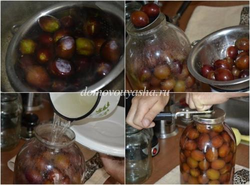 Консервированные сливы в сиропе на зиму, рецепт с фотографиями