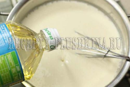 Блины на кефире с кипящим молоком. Заварные блины на кефире и молоке