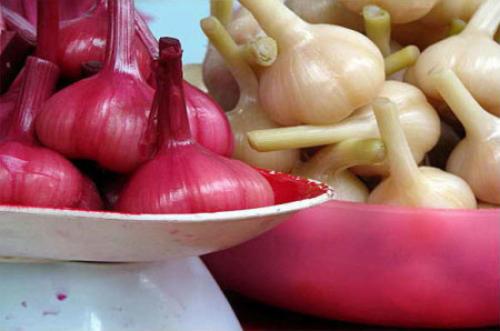 Маринованный чеснок головками, как на рынке. Чеснок маринованный как на рынке