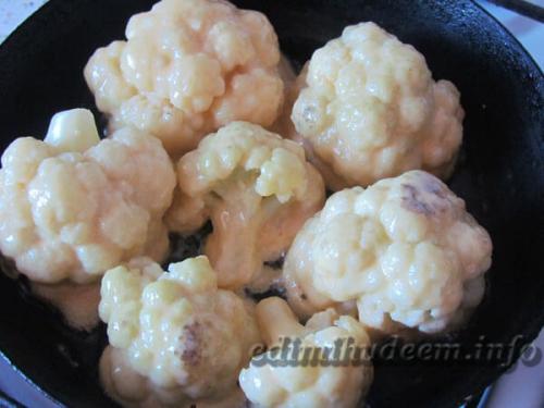 Цветная капуста в кляре диетическая. Как приготовить цветную капусту в кляре