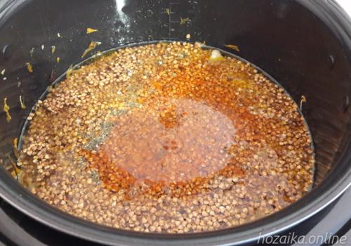 Гречка по-купечески с говядиной и грибами. Гречка по-купечески в мультиварке