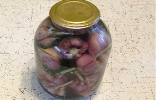 Маринованный чеснок рецепт, как на рынке. Чеснок на зиму маринованный головками как на рынке