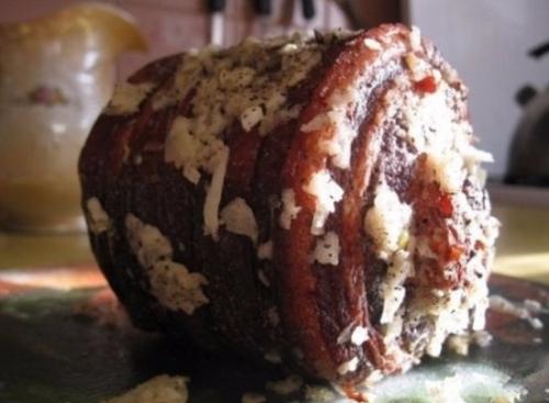 Как варить рулет сало в пакете рецепт. Пикантный рулет с непревзойденным ароматом