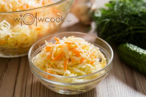 Как приготовить салат из свежей капусты и моркови, как в столовой. Салат из свежей капусты с уксусом как в столовой