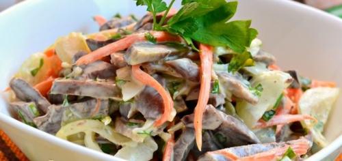Салат со свиным сердцем рецепт. Как вкусно приготовить салат из свиного сердца