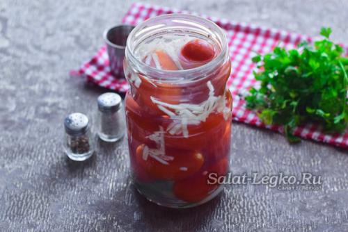 Помидоры под снегом закуска. 