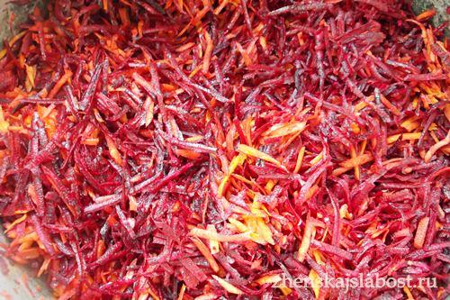 Заправка для борща на зиму без уксуса.