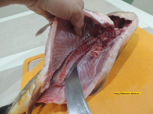 Карп в духовке с морковью и луком. Карп фаршированный целиком морковью, луком и приготовленный в духовке