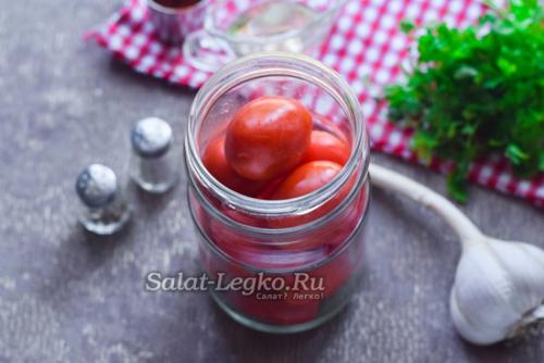 Помидоры под снегом закуска. 