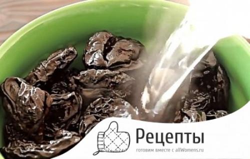Рецепт салата курица с черносливом и грецкими орехами с сыром. Способ приготовления