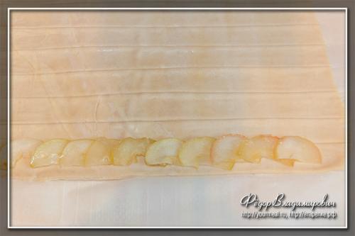 Печенье из слоеного теста и яблок розочки. Печенье «Розочки» с яблоками