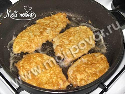 Отбивные из куриного филе с ананасом и сыром в духовке рецепты. Куриные отбивные с ананасами и сыром