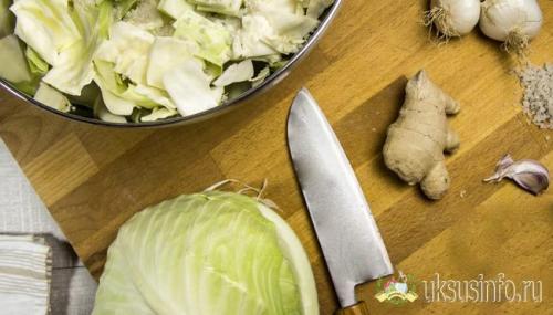 Капуста маринованная быстрого приготовления с маслом и уксусом. Быстрые рецепты (не более 3-х часов)