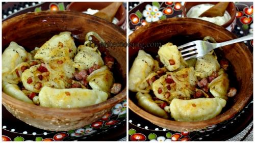 Вареники с картошкой и квашеной капустой. Вареники с картофелем и квашеной капустой